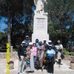 group pic on Mt Carmel by Elijah satute 
